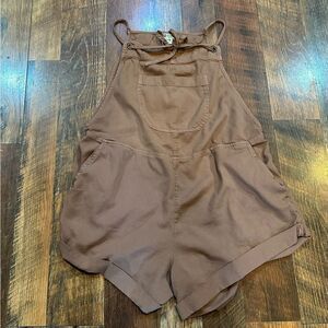 Brown Overalls with Front Pocket side pockets L (3280)